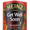 A Customised Can of 'Get Well' Soup from Heinz<br />&nbsp;
