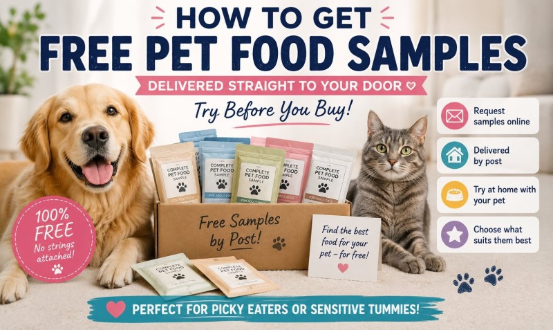 Pet food samples